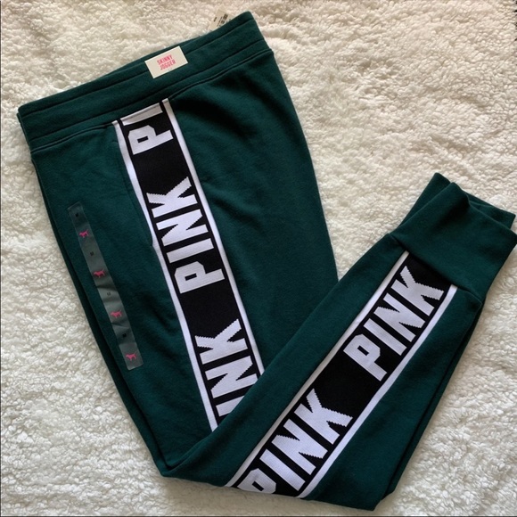 SOLD. NEW VS PINK SKINNY JOGGER (M) - Picture 2 of 4